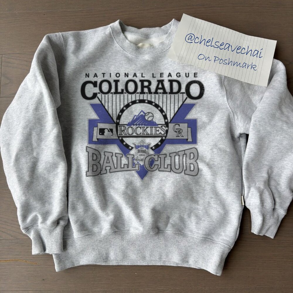 Vintage Colorado Rockies Baseball Sweatshirt, Colorado Rockies Men Women Shirt